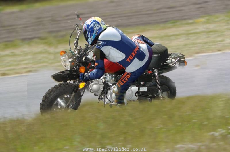 Monkey boy on monkey bike