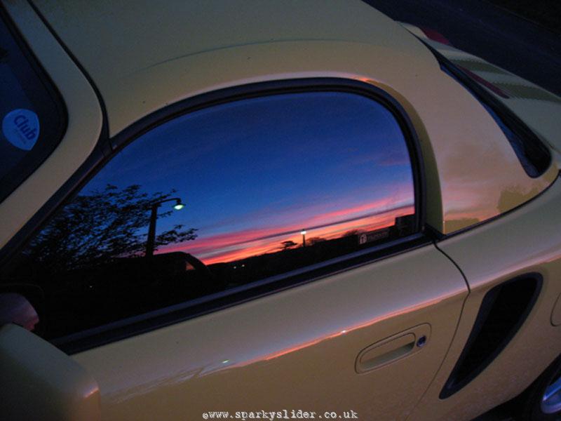 Sunset on the MR2